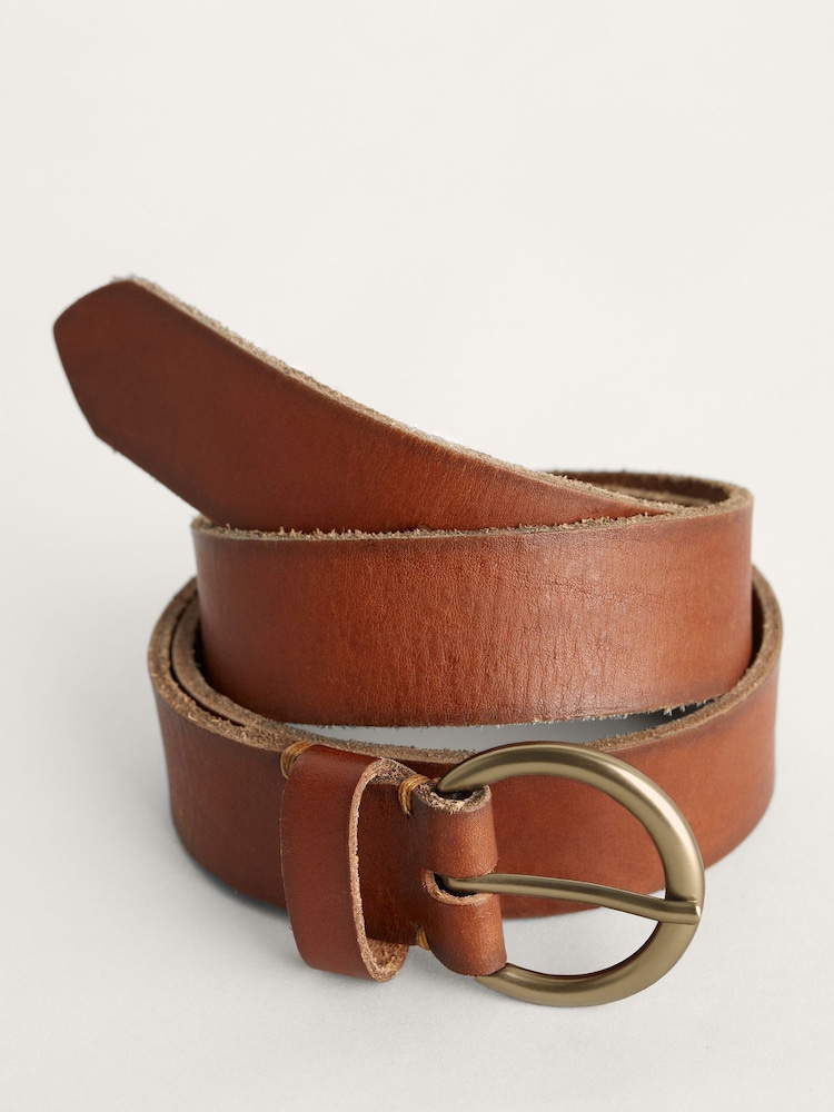 Seasalt Cornwall Brown Townshend Leather Belt - Image 3 of 3