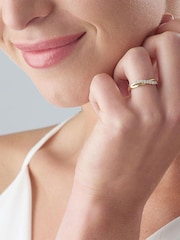 Beaverbrooks 18ct Yellow Gold Diamond Wedding Ring - Image 2 of 3