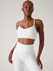Athleta White Vital Bra A-C - Image 1 of 2