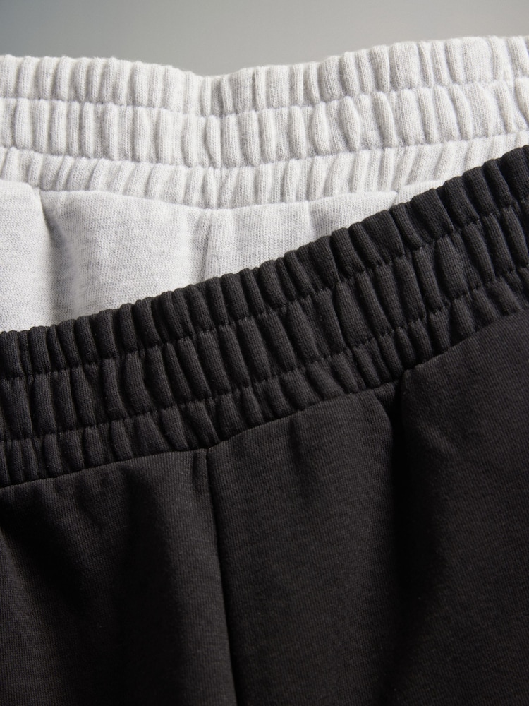 The Set Grey/Black 2 Pack Cuffed Joggers - Image 12 of 12 The Set Grey/Black 2 Pack Cuffed Joggers - Image 12 of 12