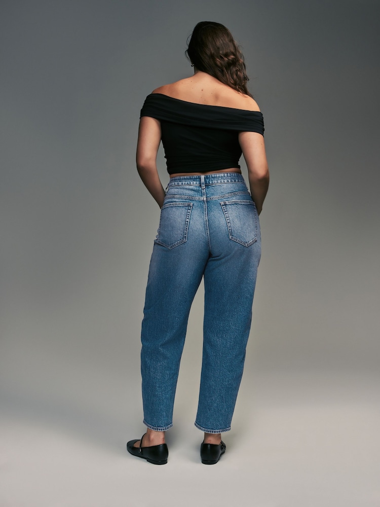 bleu foncé - Authentic Barrel Hourglass Jeans - Image 3 of 8