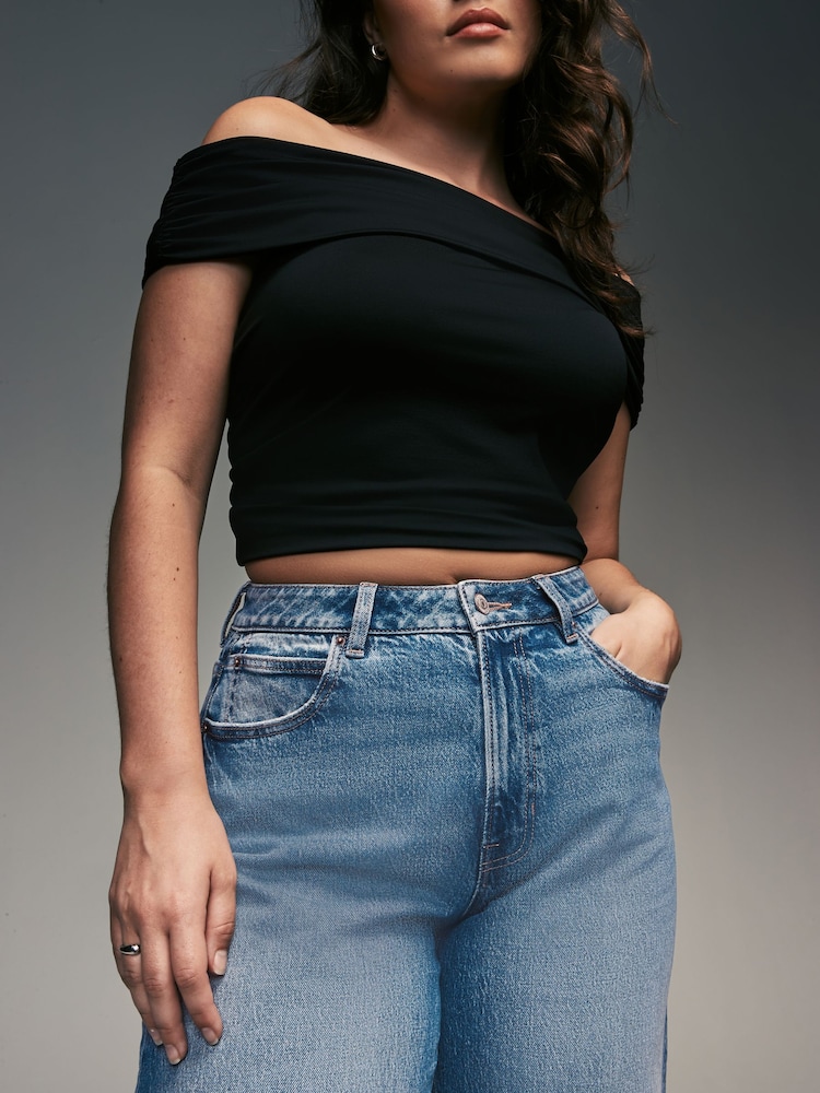 bleu foncé - Authentic Barrel Hourglass Jeans - Image 5 of 8