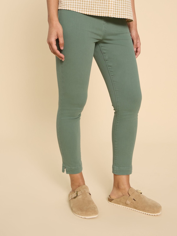 White Stuff Green Janey Crop Jeggings - Image 1 of 7 White Stuff Green Janey Crop Jeggings - Image 1 of 7