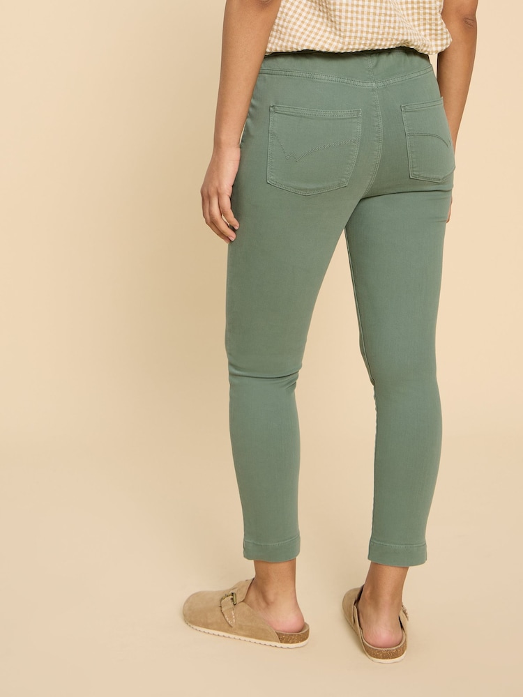 White Stuff Green Janey Crop Jeggings - Image 2 of 7 White Stuff Green Janey Crop Jeggings - Image 2 of 7