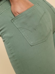 White Stuff Green Janey Crop Jeggings - Image 4 of 7