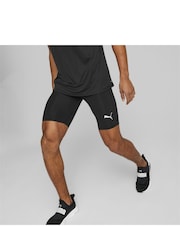 Puma Black Run Favourite Mens Tight Running Shorts - Image 1 of 4