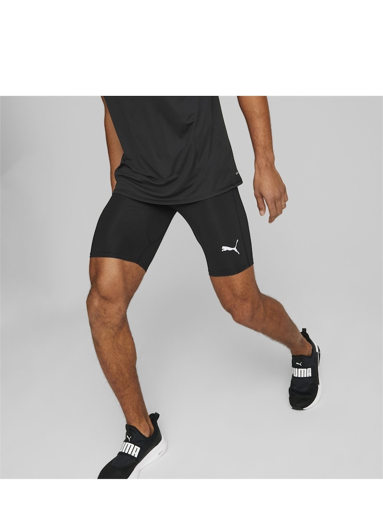 Puma Black Run Favourite Mens Tight Running Shorts - Image 1 of 4