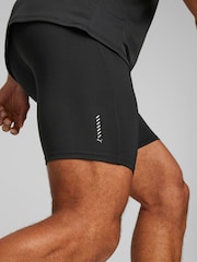 Puma Black Run Favourite Mens Tight Running Shorts - Image 2 of 4