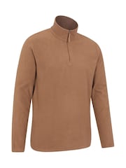 Mountain Warehouse Light Brown Mens Camber II Half Zip Quick Drying Fleece - Image 2 of 5