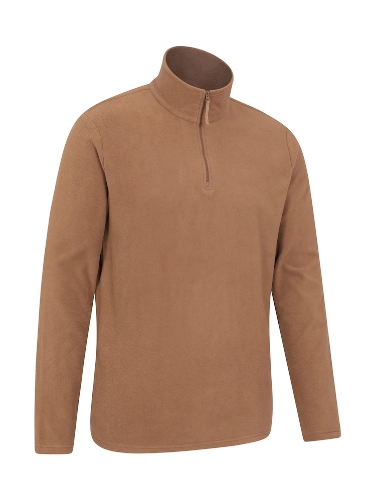 Mountain Warehouse Light Brown Mens Camber II Half Zip Quick Drying Fleece - Image 2 of 5