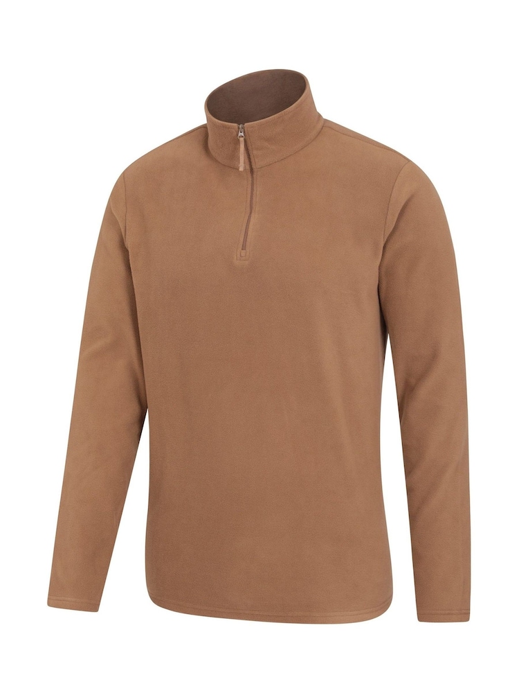 Mountain Warehouse Light Brown Mens Camber II Half Zip Quick Drying Fleece - Image 3 of 5