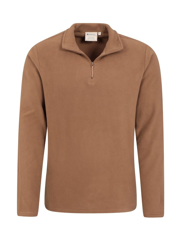 Mountain Warehouse Light Brown Mens Camber II Half Zip Quick Drying Fleece - Image 4 of 5