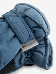 Petrol Blue Ski Gloves (3-16yrs) - Image 2 of 3
