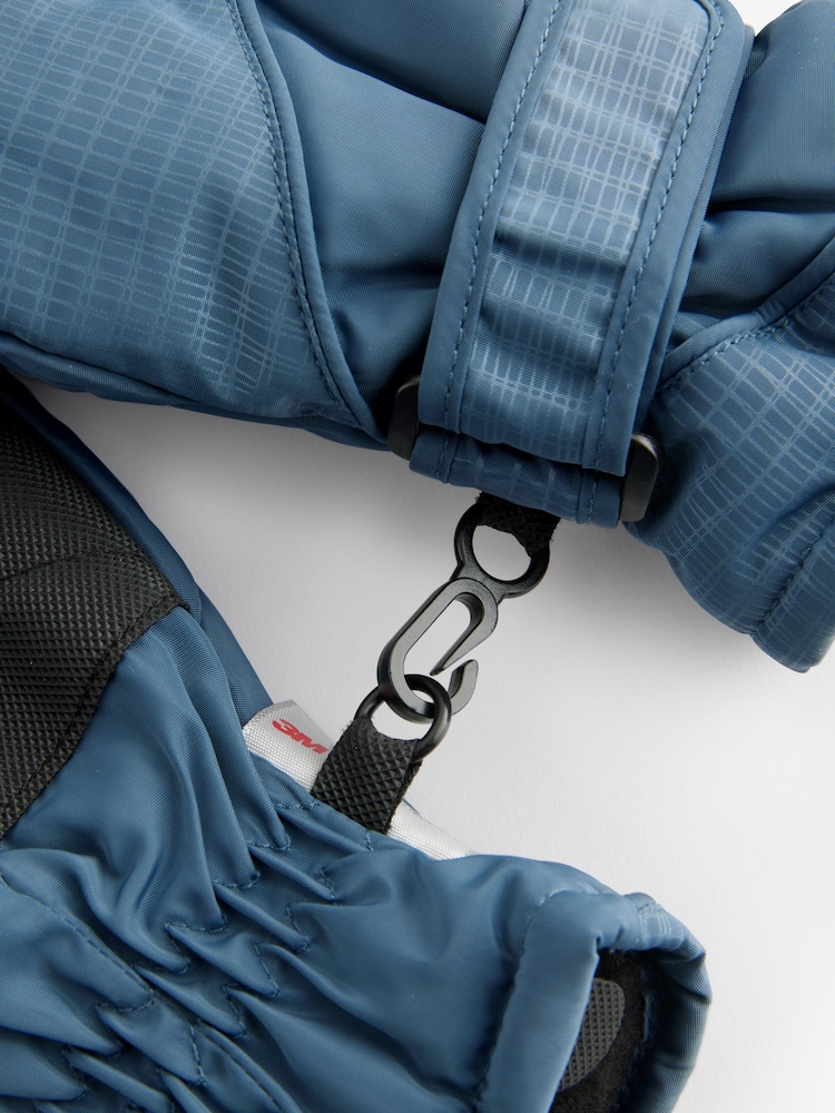 Petrol Blue Ski Gloves (3-16yrs) - Image 3 of 3