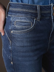 Bleu moyen - Slim Flared Flatteur And Shape Bootcut Jeans - Image 5 de 8