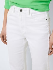 NOISY MAY White High Waisted Mom Jeans - Image 4 of 5