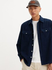 Levi's® Vintage Indigo Jackson Worker Cord 100% Cotton Jacket - Image 3 of 6