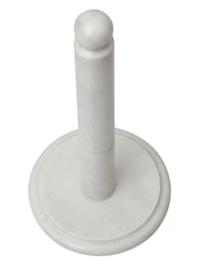 Interiors by Premier White Ziarat Marble Kitchen Roll Holder - Image 2 of 4