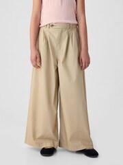 Gap Beige DÔEN High Waisted Chino Trousers (Kids) - Image 1 of 5