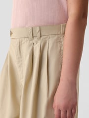 Gap Beige DÔEN High Waisted Chino Trousers (Kids) - Image 4 of 5