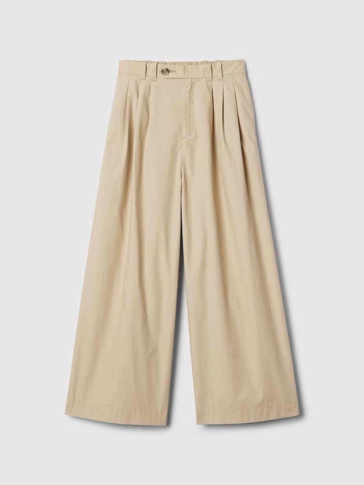 Gap Beige DÔEN High Waisted Chino Trousers (Kids) - Image 5 of 5