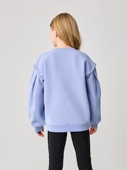 Baker by Ted Baker Blue Embroidered Branded 100% Cotton Sweat Top - Image 2 of 10