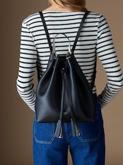Negro - Negra de cuero The Lucia de Osprey London - Imagen 1 de 8