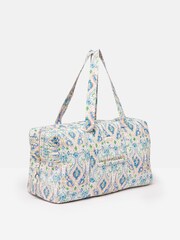 Joules Dolly Blue Paisley Weekend Bag - Image 3 of 7