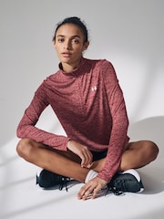 Under Armour Red Tech Twist 1/2 Zip Top - Image 4 of 8