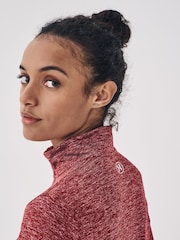 Under Armour Red Tech Twist 1/2 Zip Top - Image 6 of 8