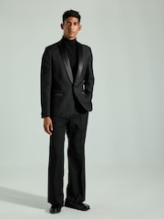 Black Velvet Art Deco Blazer - Image 2 of 11