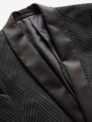 Black Velvet Art Deco Blazer - Image 8 of 11