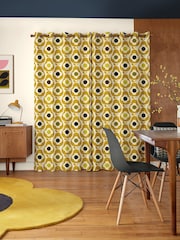 Orla Kiely Yellow Multi Pear Made to Measure Curtains - Image 2 of 6