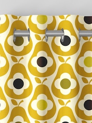 Orla Kiely Yellow Multi Pear Made to Measure Curtains - Image 5 of 6
