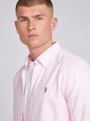 U.S. Polo Assn. Pink Mens 100% Cotton Peached Oxford Shirt - Image 2 of 6