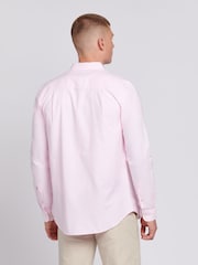 U.S. Polo Assn. Pink Mens 100% Cotton Peached Oxford Shirt - Image 4 of 6