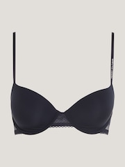Tommy Hilfiger Blue Lace Back Detail Bra - Image 3 of 4