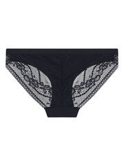 Tommy Hilfiger Navy Blue Logo Waistband Lace Briefs - Image 5 of 5