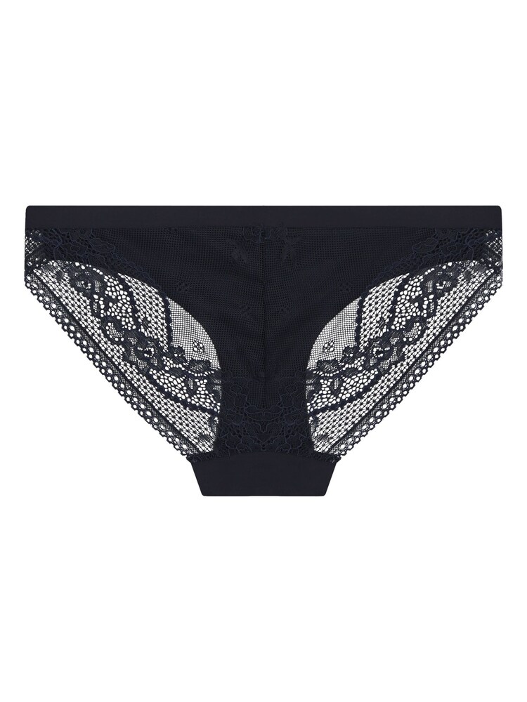 Tommy Hilfiger Navy Blue Logo Waistband Lace Briefs - Image 5 of 5