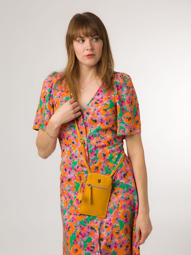 Conkca Bambino Leather Cross-Body Phone Bag - Image 1 of 9