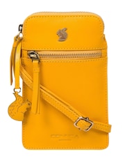 Conkca Bambino Leather Cross-Body Phone Bag - Image 4 of 9
