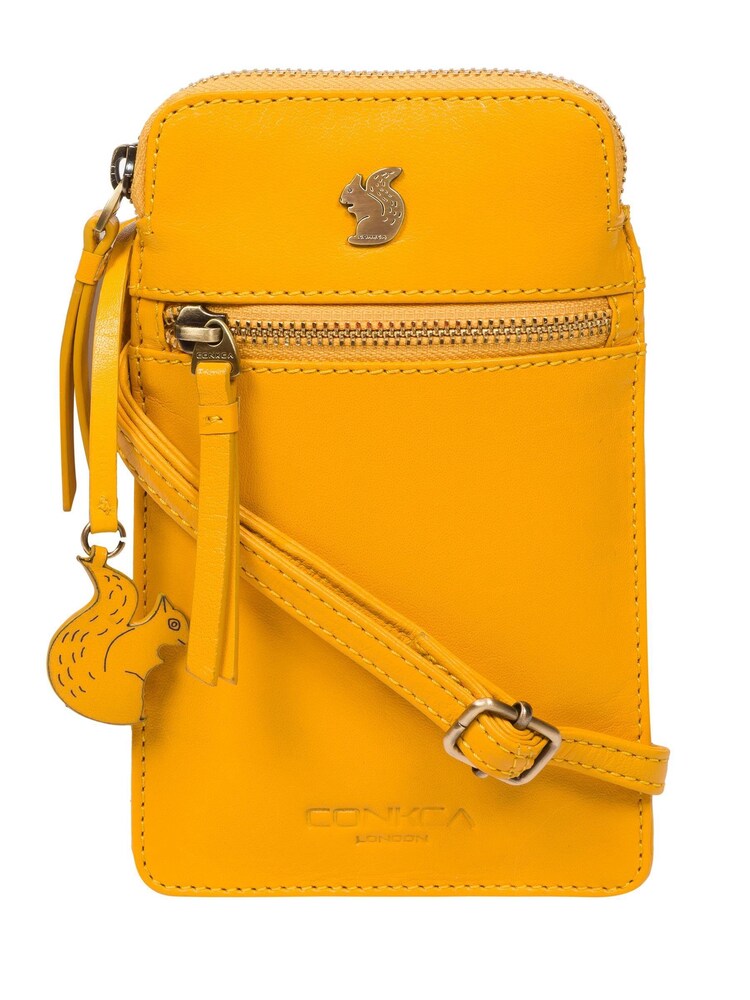 Conkca Bambino Leather Cross-Body Phone Bag - Image 4 of 9