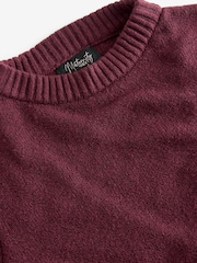 Burgundy Red Maternity Nursing Dress - Image 6 of 7