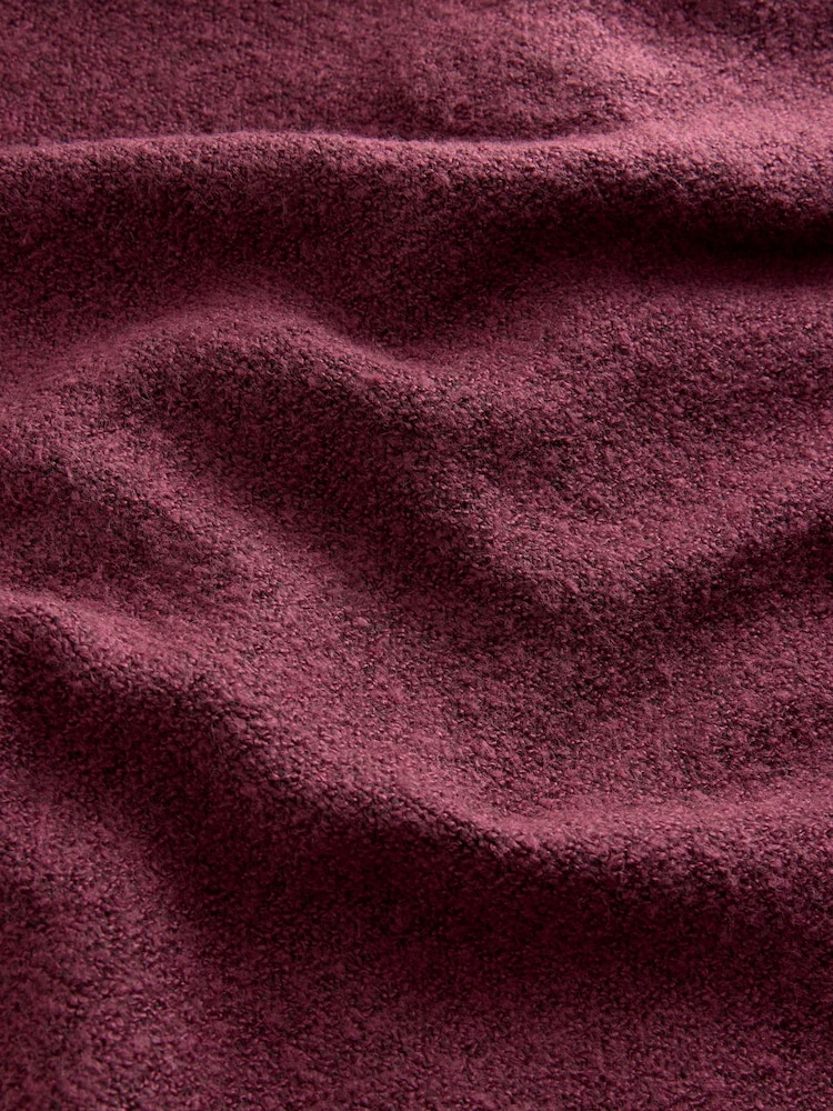 Burgundy Red Maternity Nursing Dress - Image 7 of 7