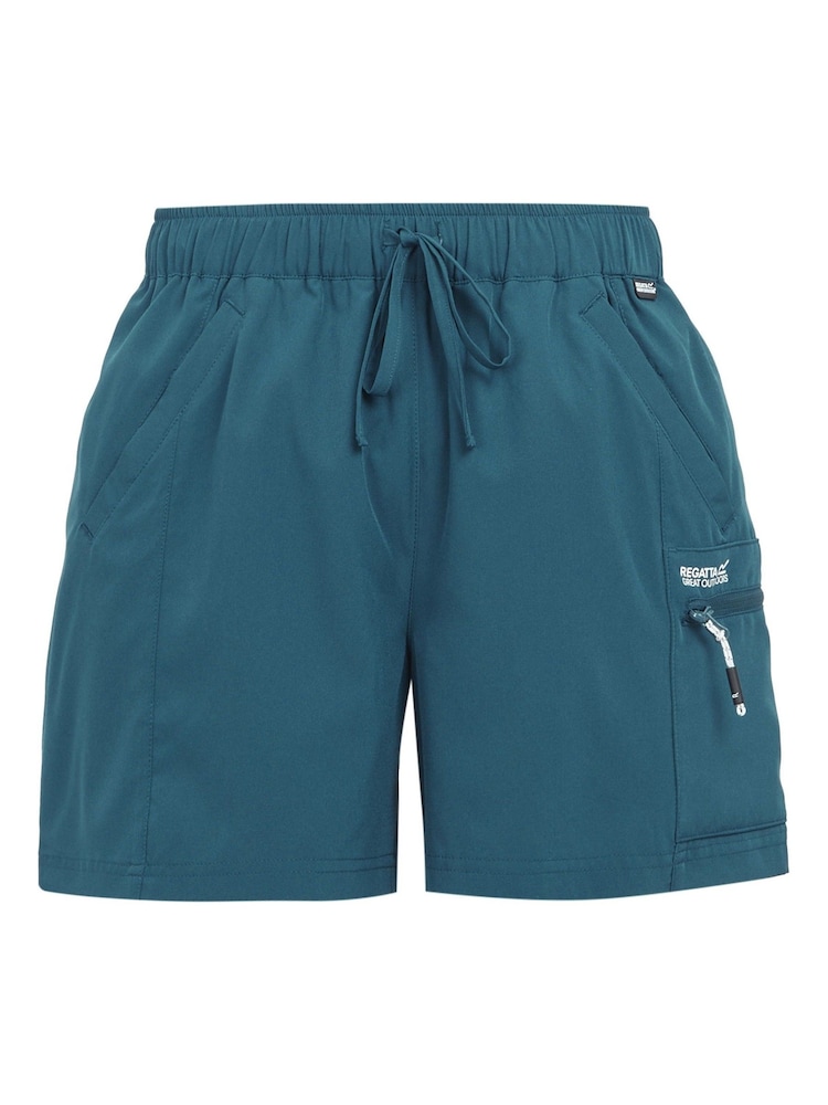 Regatta Blue Womens Travel Light Packaway Shorts - Image 1 of 3