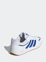 adidas White/Blue Kids Tensaur Switch Trainers - Image 4 of 8