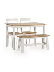 Julian Bowen Natural Linwood Small Bench - Image 6 of 6