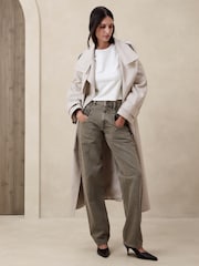 Banana Republic White Refined Crop Vest - Image 3 of 4