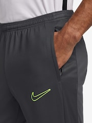 Nike Anthracite Grey Dri-FIT Academy Zippered Training Joggers - Image 3 of 3