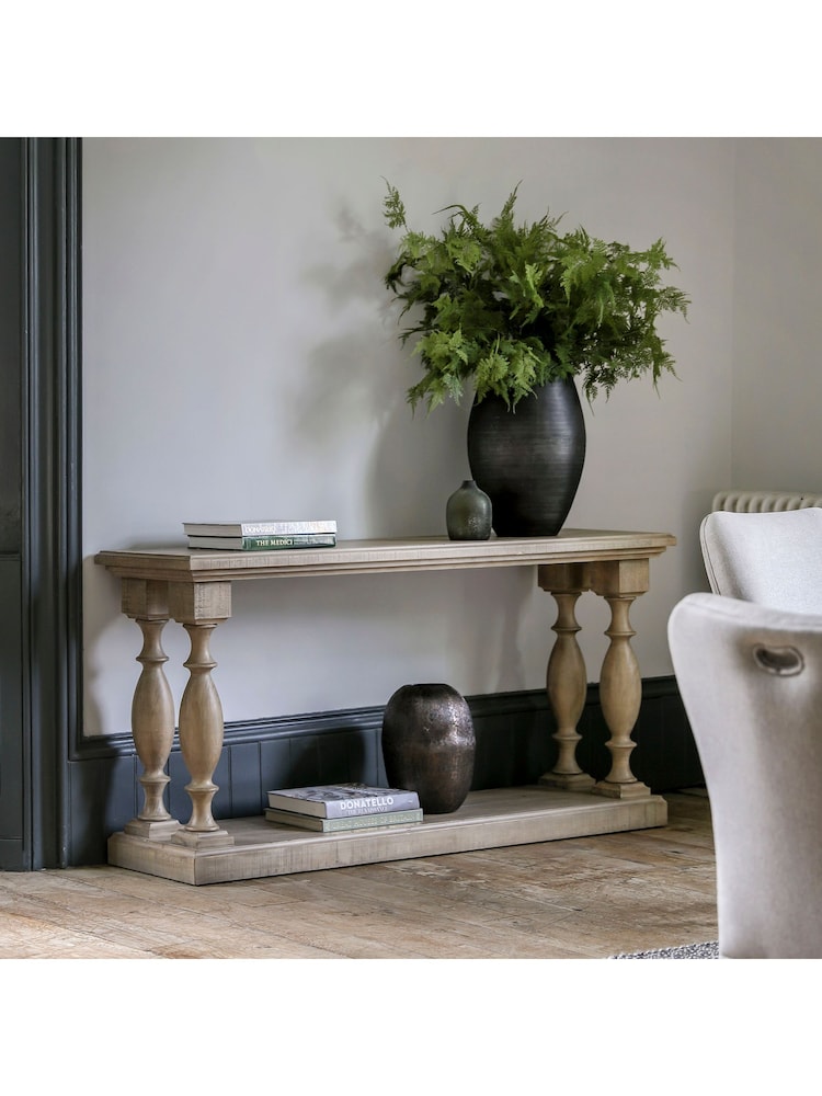Gallery Home Natural Eastfield Console Table - Image 1 of 6